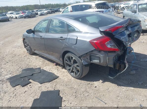 2HGFC2F87LH566362 2020 HONDA CIVIC Gray უკანა მარცხენა