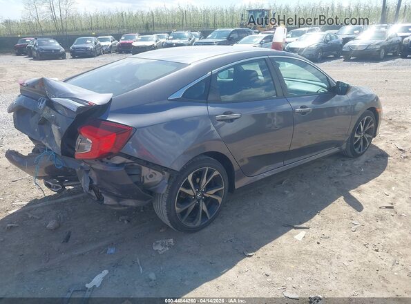 2HGFC2F87LH566362 2020 HONDA CIVIC Gray უკანა მარჯვენა