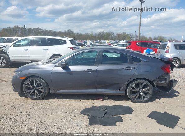2HGFC2F87LH566362 2020 HONDA CIVIC Gray სალონის 360-გრადუსიანი ხედი