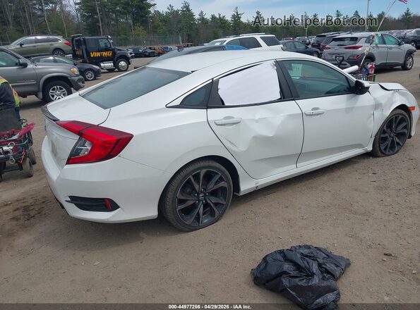 2HGFC2F89KH584019 2019 HONDA CIVIC White უკანა მარჯვენა