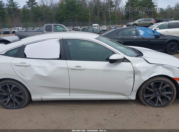 2HGFC2F89KH584019 2019 HONDA CIVIC White წინა ხედი