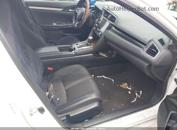 2HGFC2F89KH584019 2019 HONDA CIVIC White წინა სალონის ხედი