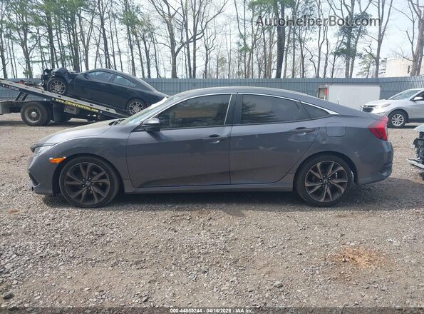 2HGFC2F89LH513646 2020 HONDA CIVIC Gray სალონის 360-გრადუსიანი ხედი