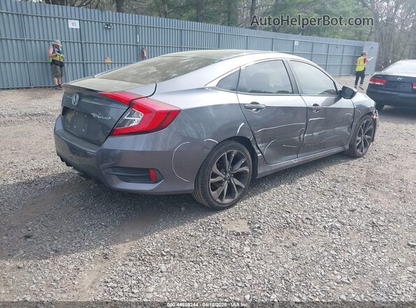 2HGFC2F89LH513646 2020 HONDA CIVIC Gray უკანა მარჯვენა