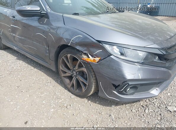 2HGFC2F89LH513646 2020 HONDA CIVIC Gray წინა ხედი