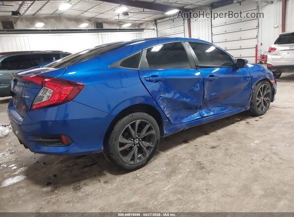 2HGFC2F89LH601953 2020 HONDA CIVIC Blue Rear right