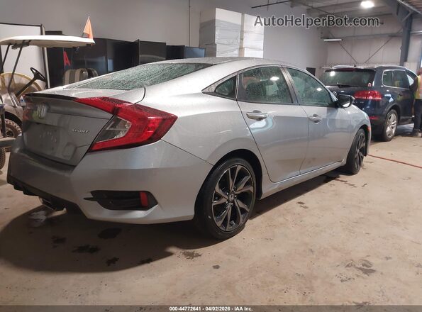 2HGFC2F89MH514491 2021 HONDA CIVIC Silver უკანა მარჯვენა
