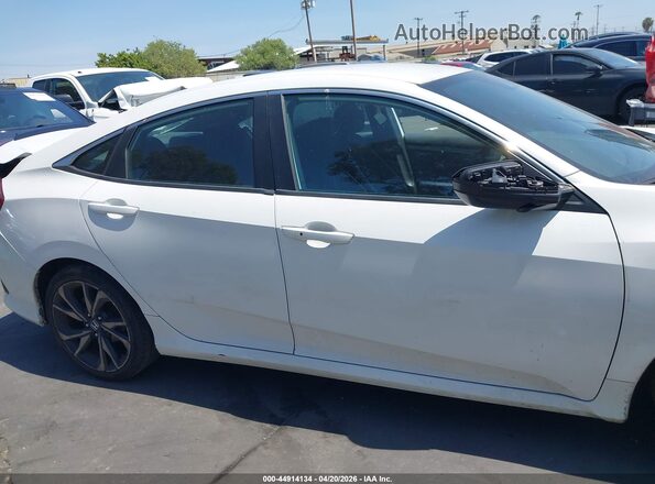 2HGFC2F8XKH554611 2019 HONDA CIVIC White 
