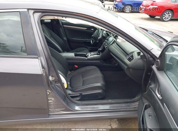 2HGFC2F8XKH581324 2019 HONDA CIVIC Gray Вид салону спереду