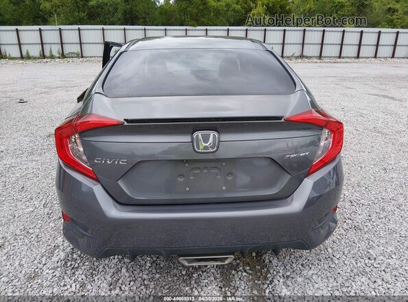 2HGFC2F8XKH591514 2019 HONDA CIVIC Gray 