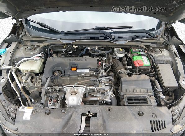 2HGFC2F8XKH591514 2019 HONDA CIVIC Gray Вид ззаду