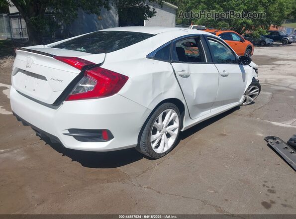 2HGFC2F8XLH556361 2020 HONDA CIVIC White Rear right