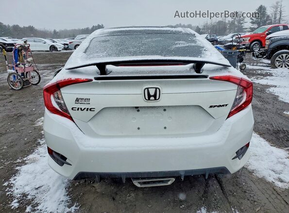 2HGFC2F8XLH585701 2020 HONDA CIVIC White Widok z tyłu