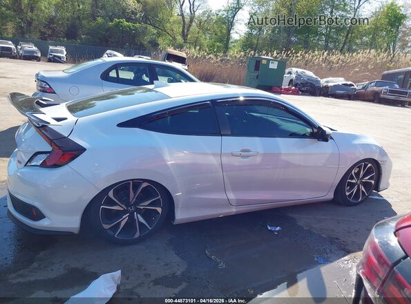 2HGFC3A56LH754244 2020 HONDA CIVIC White უკანა სალონის ხედი