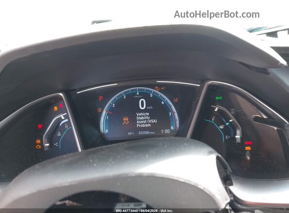2HGFC3B39LH351503 2020 HONDA CIVIC Gray Vista de los asientos traseros