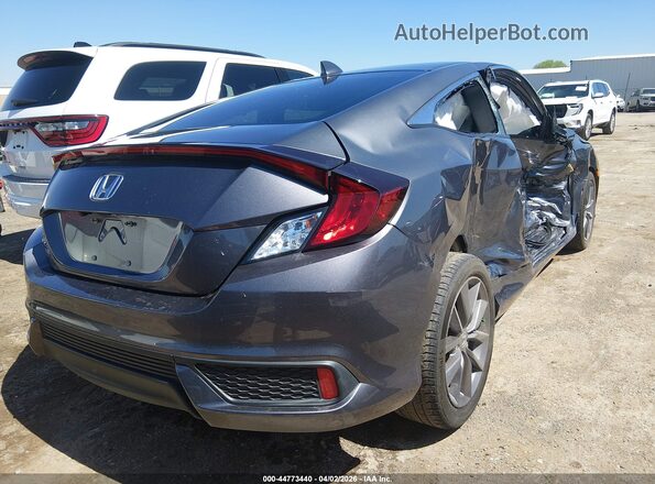 2HGFC3B39LH351503 2020 HONDA CIVIC Gray Trasero derecho