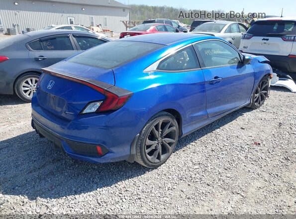 2HGFC4B82KH301722 2019 HONDA CIVIC Blue Հետևի աջ