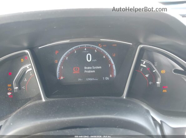 2HGFC4B82KH301722 2019 HONDA CIVIC Blue Հետևի նստատեղերի տեսք