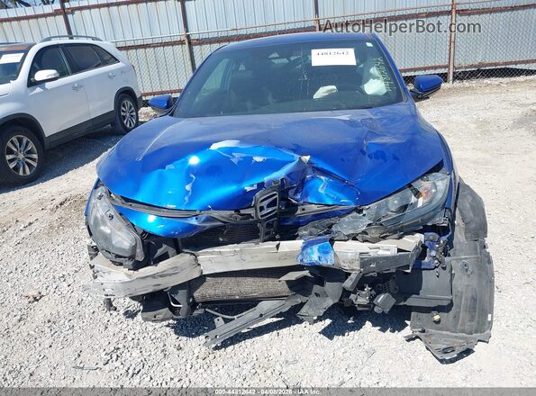 2HGFC4B82KH301722 2019 HONDA CIVIC Blue Սալոնի հետևի տեսք