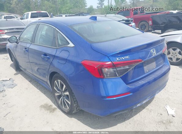 2HGFE1F70NH303645 2022 HONDA CIVIC Blue Задня ліва чверть