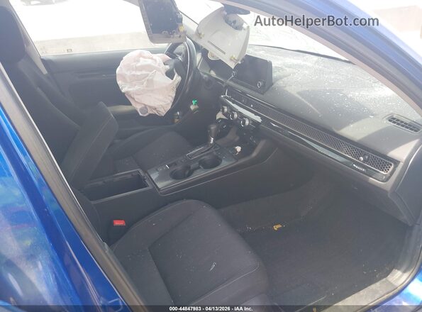 2HGFE1F70NH303645 2022 HONDA CIVIC Blue Вид салону спереду