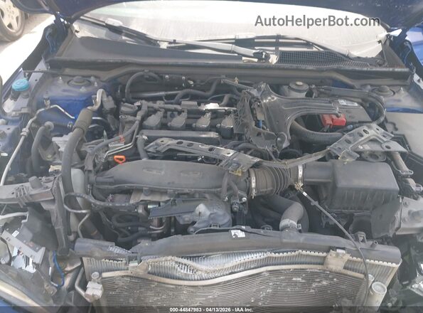 2HGFE1F70NH303645 2022 HONDA CIVIC Blue Вид ззаду