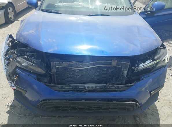 2HGFE1F70NH303645 2022 HONDA CIVIC Blue Вид спереду