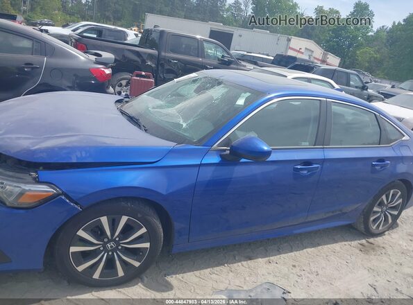 2HGFE1F70NH303645 2022 HONDA CIVIC Blue Панорамний вид салону 360°