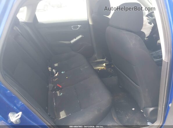 2HGFE1F70NH303645 2022 HONDA CIVIC Blue Вид наклейки з VIN-кодом