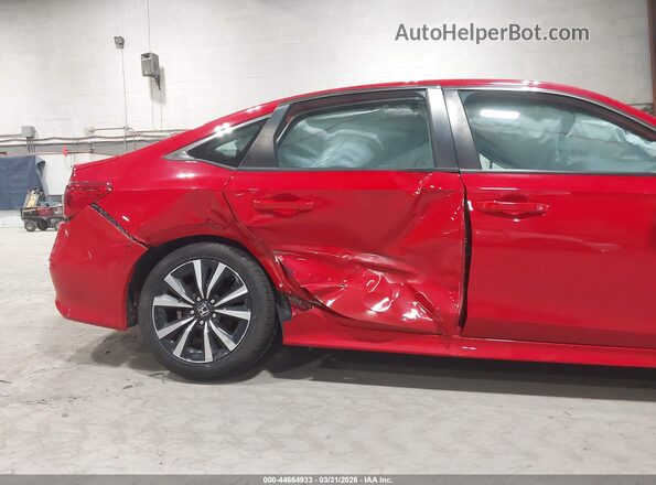 2HGFE1F70NH304195 2022 HONDA CIVIC Red Widok z przodu