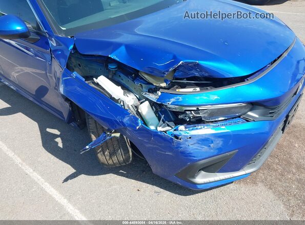 2HGFE1F72NH317076 2022 HONDA CIVIC Blue Widok z przodu