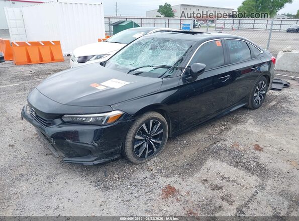 2HGFE1F76RH326577 2024 HONDA CIVIC Black Vista tres cuartos delantera izquierda