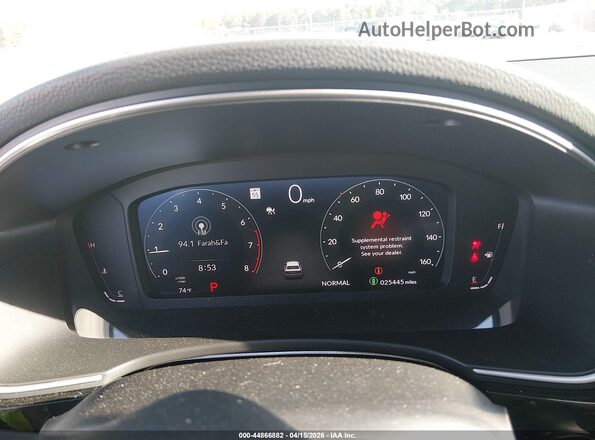2HGFE1F93RH321774 2024 HONDA CIVIC White Widok tylnych siedzeń