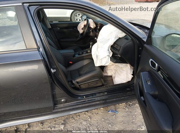 2HGFE1F98NH328682 2022 HONDA CIVIC Black Вид салону спереду