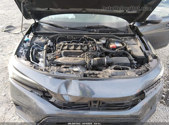 2HGFE1F98NH328682 2022 HONDA CIVIC Black Вид ззаду
