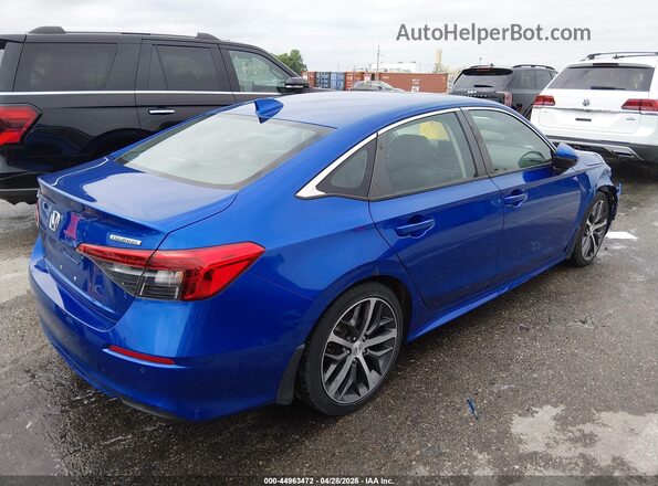 2HGFE1F99PH306578 2023 HONDA CIVIC Синий Задняя правая четверть