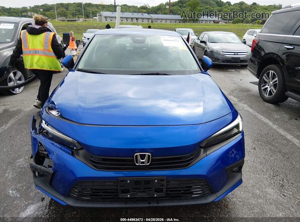 2HGFE1F99PH306578 2023 HONDA CIVIC Синий Вид щитка приборов