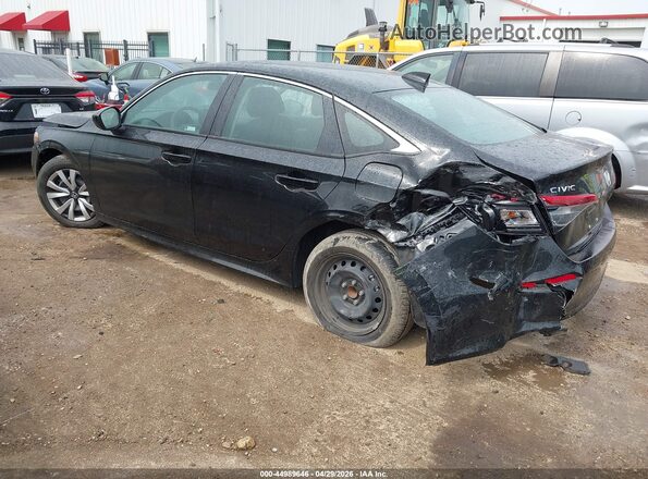 2HGFE2F20PH535871 2023 HONDA CIVIC Black Rear left