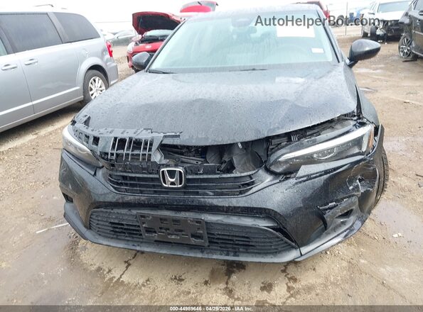 2HGFE2F20PH535871 2023 HONDA CIVIC Black Instrument cluster view