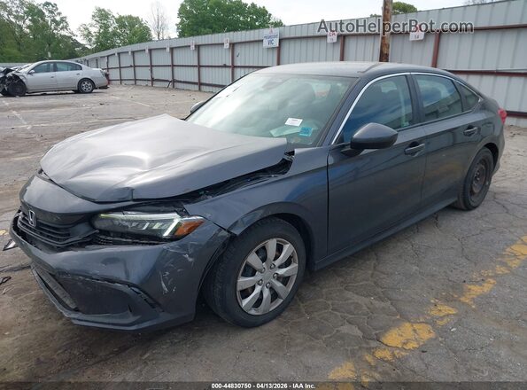 2HGFE2F21NH523418 2022 HONDA CIVIC Серый Передняя левая четверть
