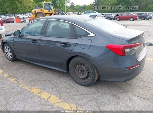 2HGFE2F21NH523418 2022 HONDA CIVIC Серый Задняя левая четверть