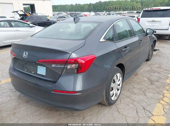 2HGFE2F21NH523418 2022 HONDA CIVIC Серый Задняя правая четверть