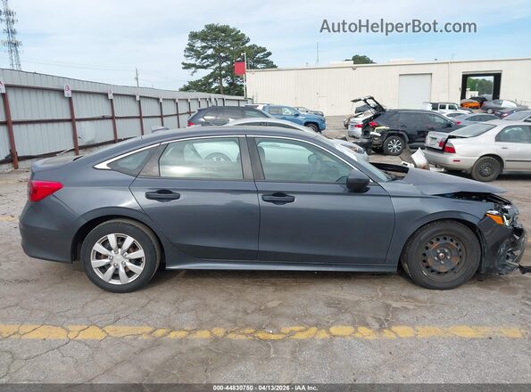 2HGFE2F21NH523418 2022 HONDA CIVIC Серый Вид задней части салона