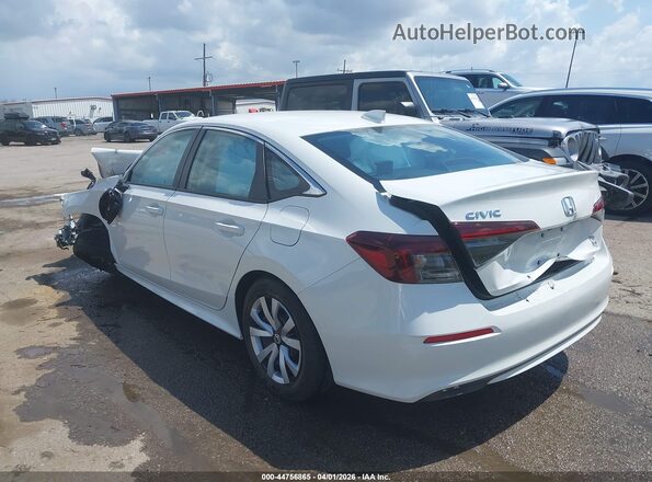 2HGFE2F21TH543794 2026 HONDA CIVIC Белый Задняя левая четверть
