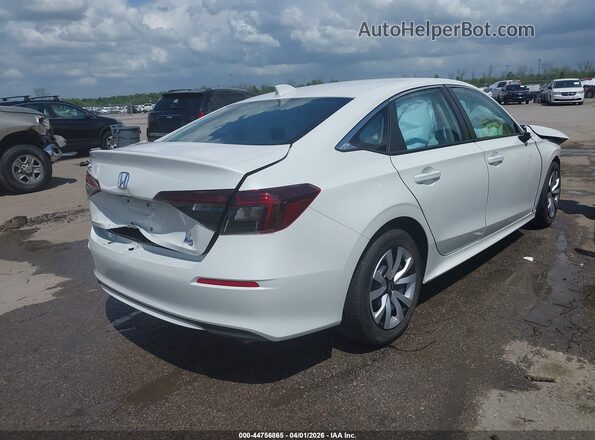 2HGFE2F21TH543794 2026 HONDA CIVIC Белый Задняя правая четверть