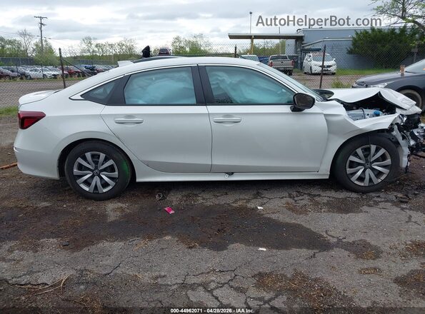 2HGFE2F21TH565908 2026 HONDA CIVIC White Widok zestawu wskaźników