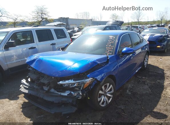 2HGFE2F22NH517756 2022 HONDA CIVIC Blue 