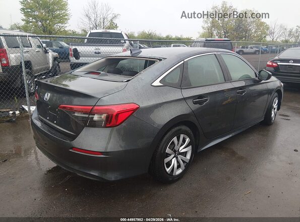 2HGFE2F24PH562667 2023 HONDA CIVIC Gray Trasero derecho