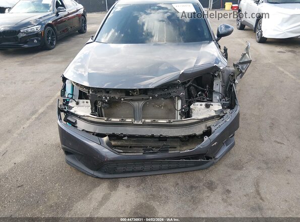 2HGFE2F25PH561172 2023 HONDA CIVIC Gray Front view
