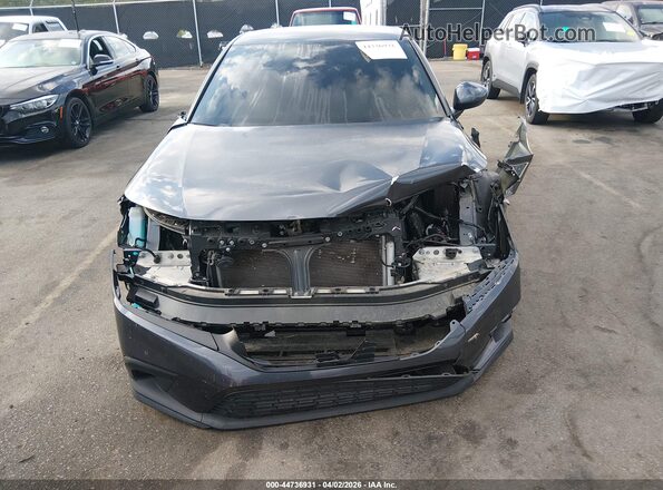 2HGFE2F25PH561172 2023 HONDA CIVIC Gray Dashboard view